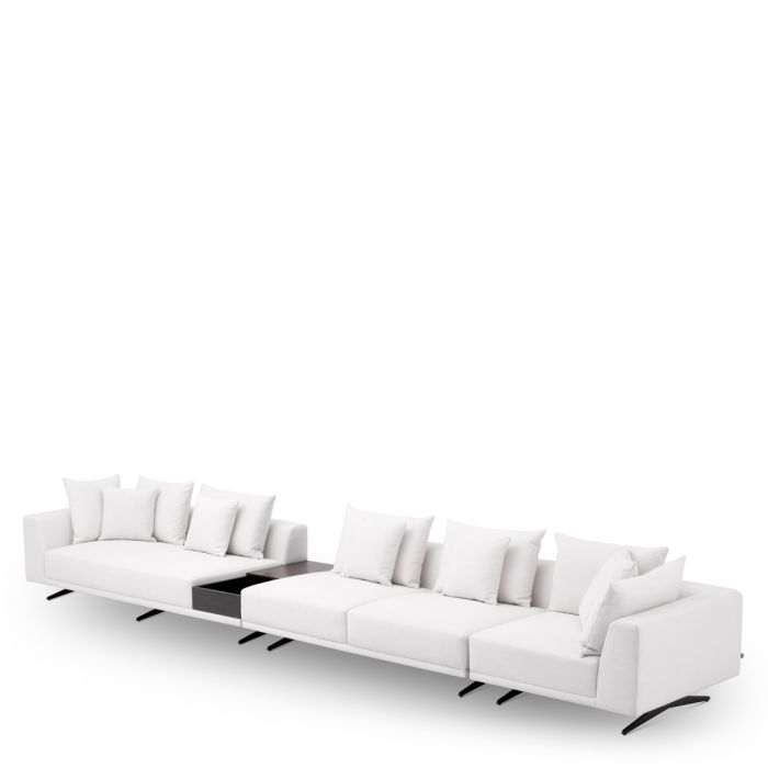 Canapé 4-5 places en tissu blanc | Eichholtz Endless