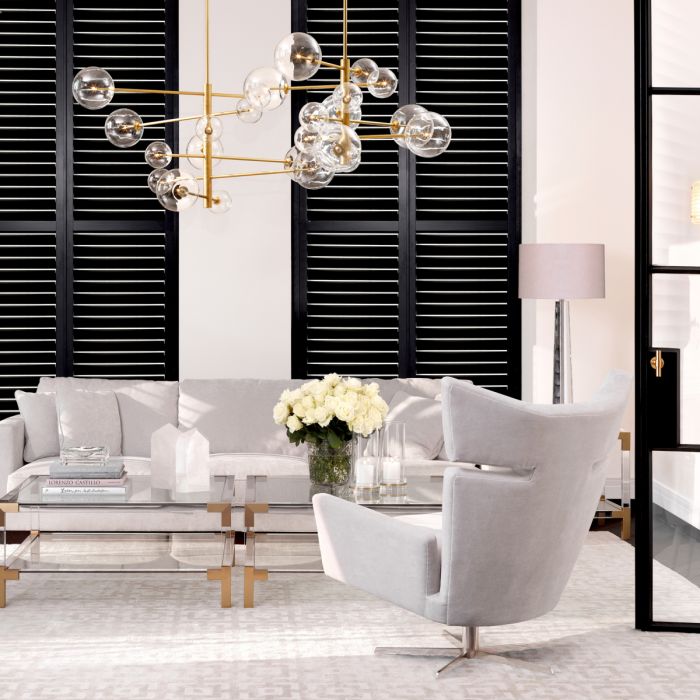 Tapis en tissu ivoire 300 x 400 cm | Eichholtz Reeves