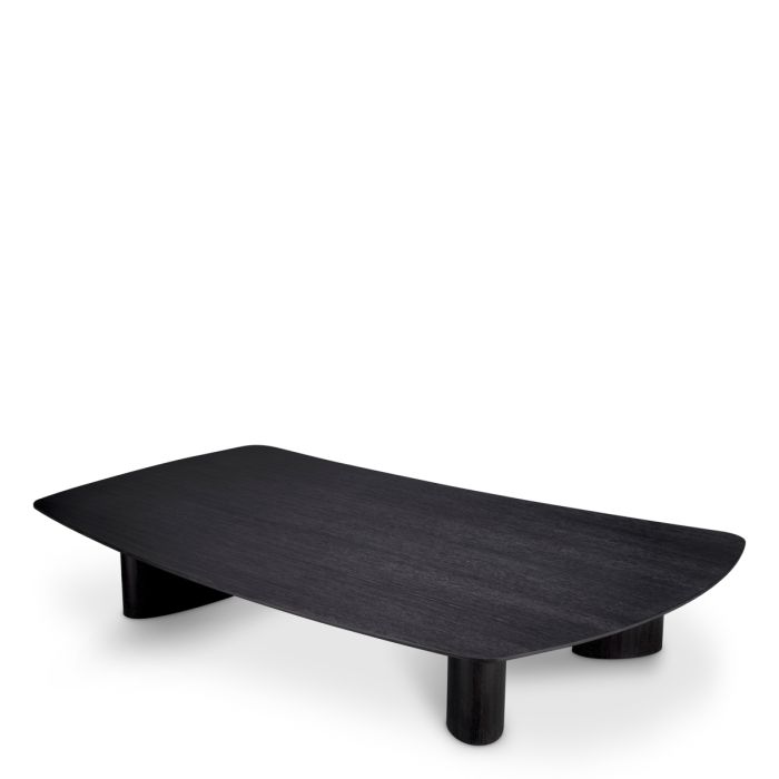 Table basse en chêne anthracite | Eichholtz Bergman