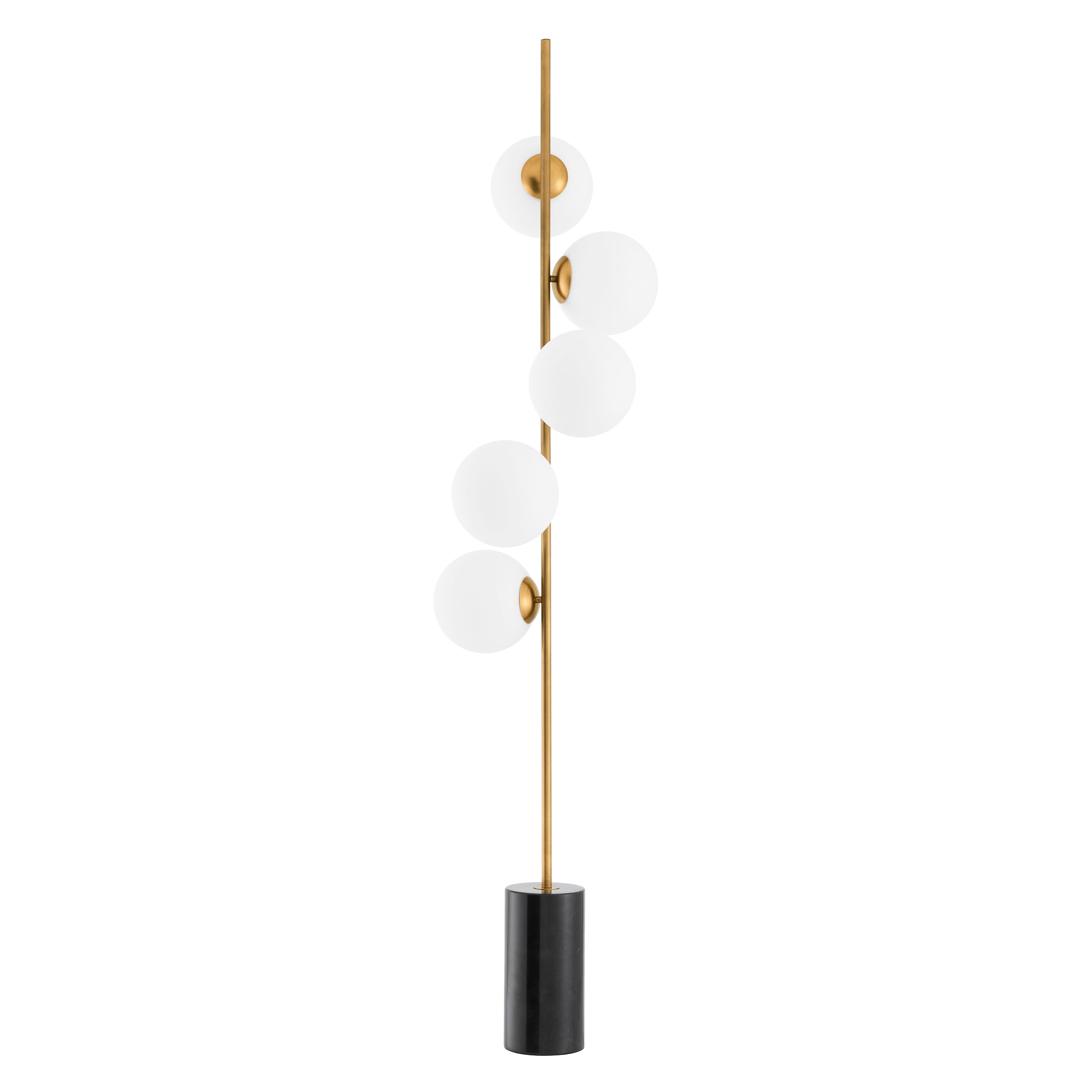 Lampe sur pied en laiton antique | Eichholtz Tempo - vue de détail | REMO-HOME