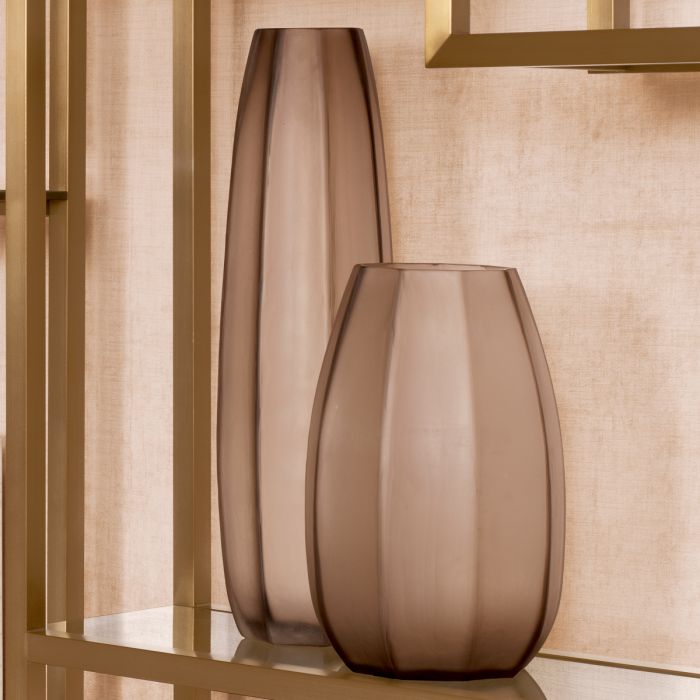 Vase en verre soufflé marron | Eichholtz Tiara L