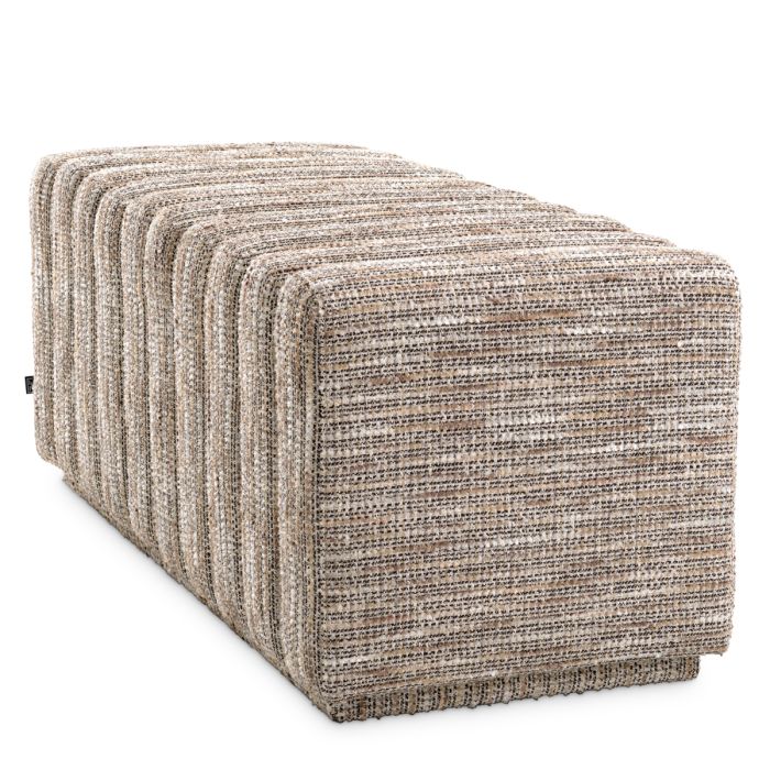 Banc en tissu Mademoiselle beige | Eichholtz Bente