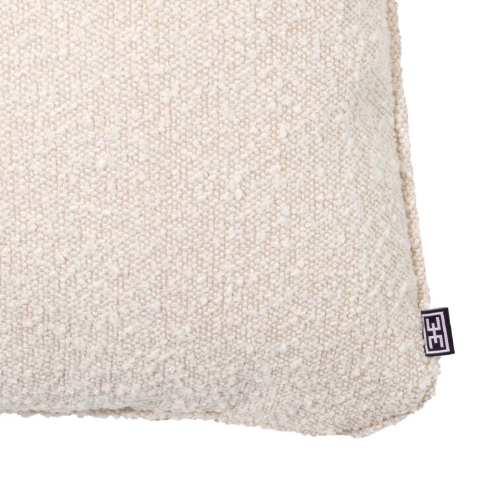 Coussin carré bouclé crème | Eichholtz Boucle S