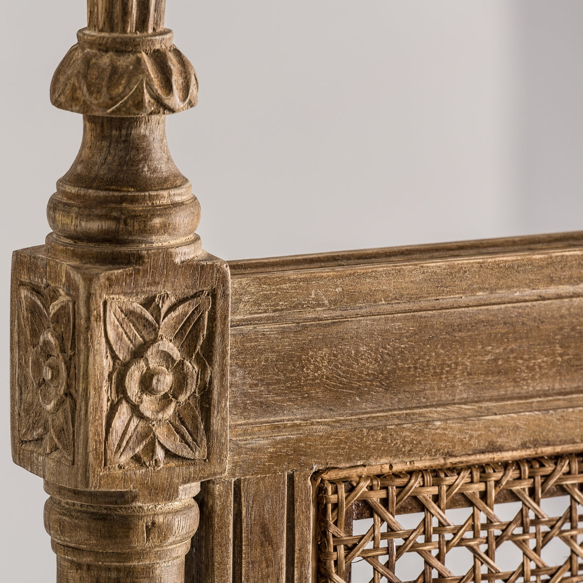 Tête de lit en bois de manguier marron | Vical Nargis 110 | REMO, mobilier et décoration d'intérieur