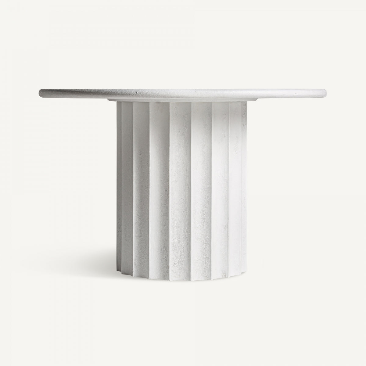 Table de salle à manger ronde en résine blanche | VICAL Mulcey | REMO, mobilier et décoration d'intérieur