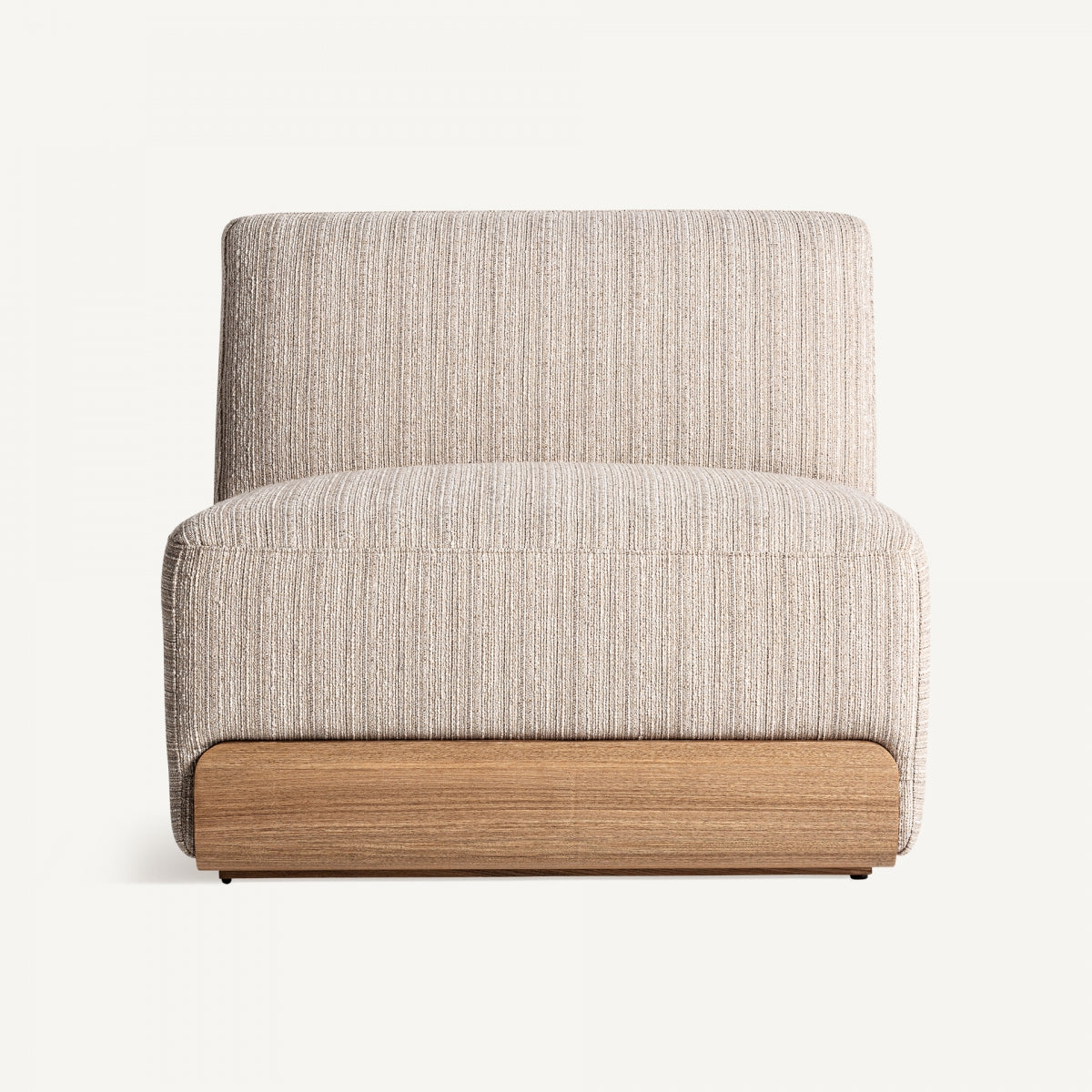 Module central en tissu beige | VICAL Kocs | REMO, mobilier et décoration d'intérieur