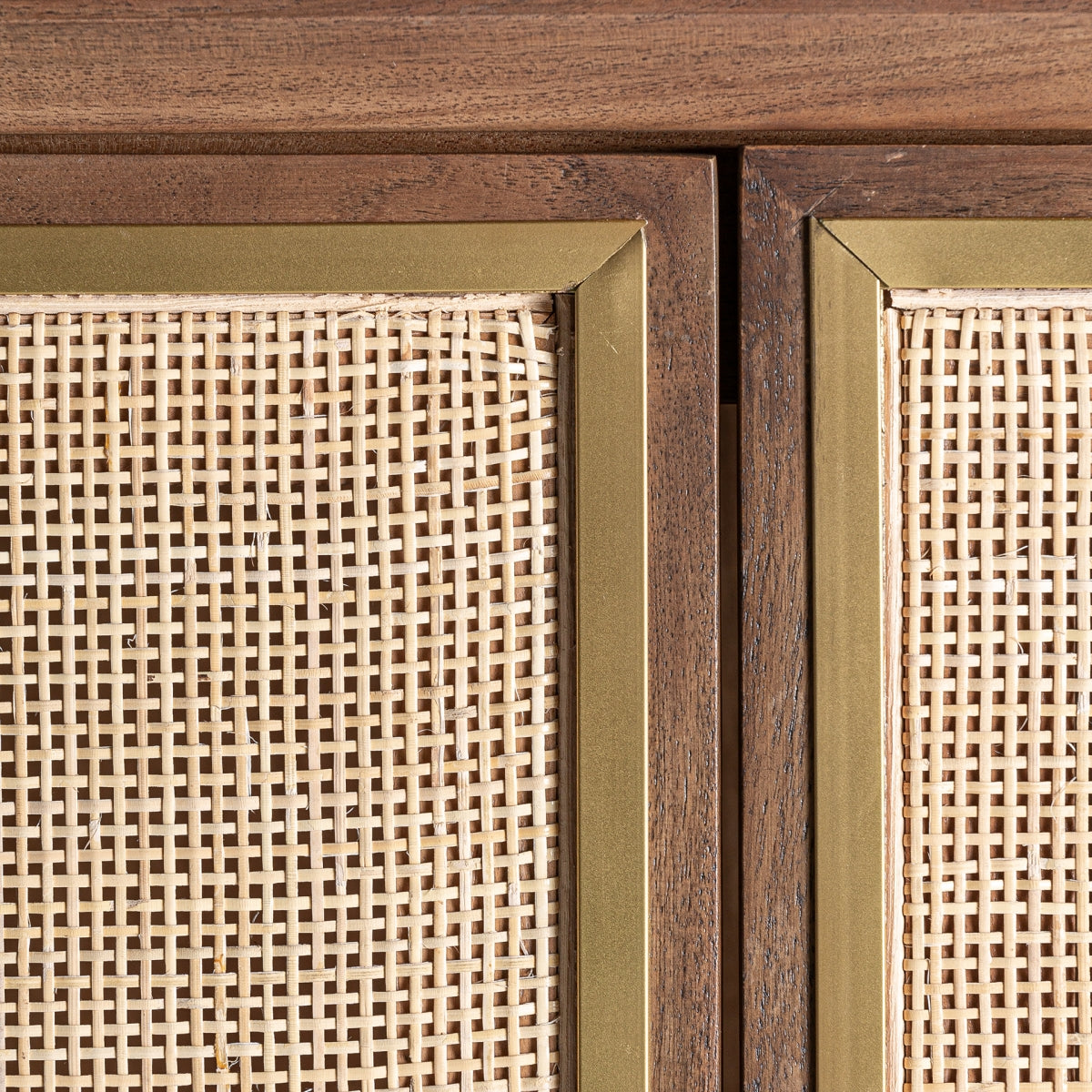 Buffet haut en bois de manguier et rotin | VICAL Gondorf | REMO, mobilier et décoration d'intérieur