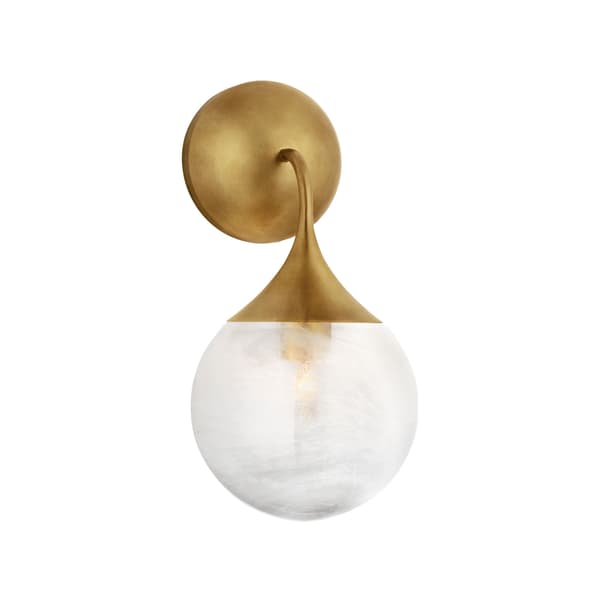 Applique murale Cristol Single Brass Finition antique | Andrew Martin - vue principale | REMO-HOME