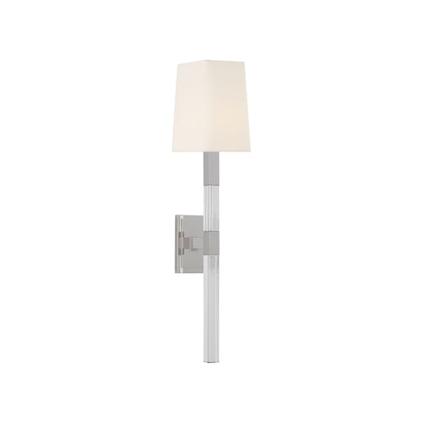 Applique murale Reagan Nickel Polished Nickel/Crystal | Andrew Martin - vue principale | REMO-HOME