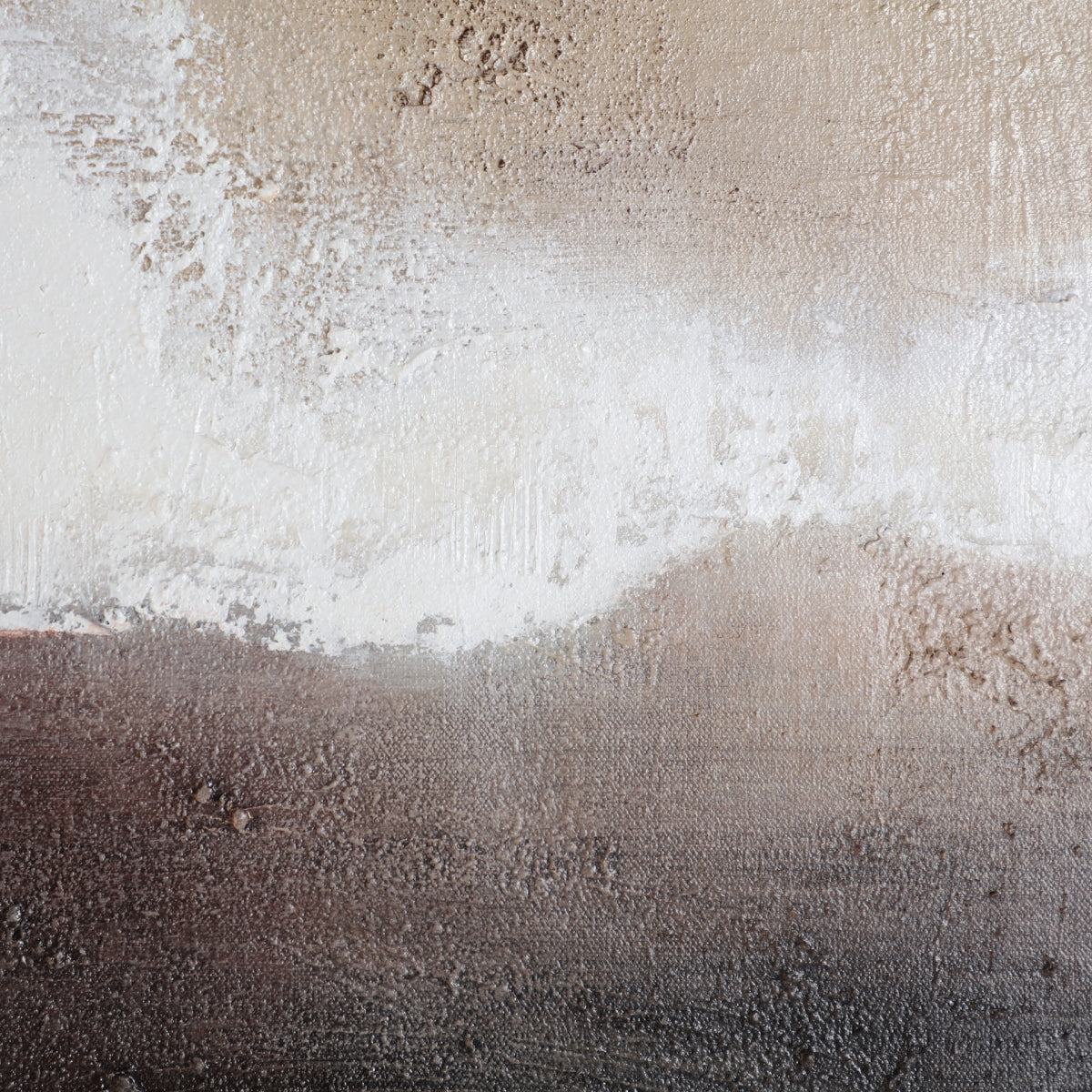 Toile abstraite beige et noire | Vical Hardy | REMO, mobilier et décoration d'intérieur