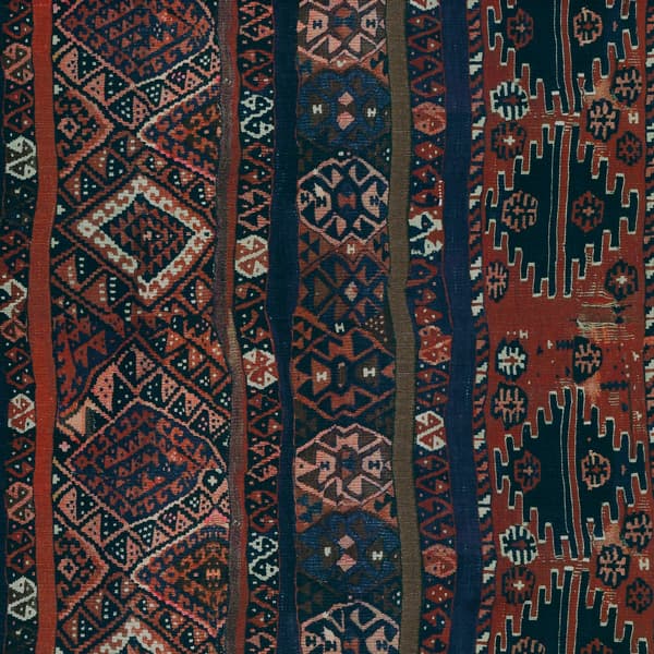 Tissu d'ameublement Fez Rust | Andrew Martin - vue principale | REMO-HOME