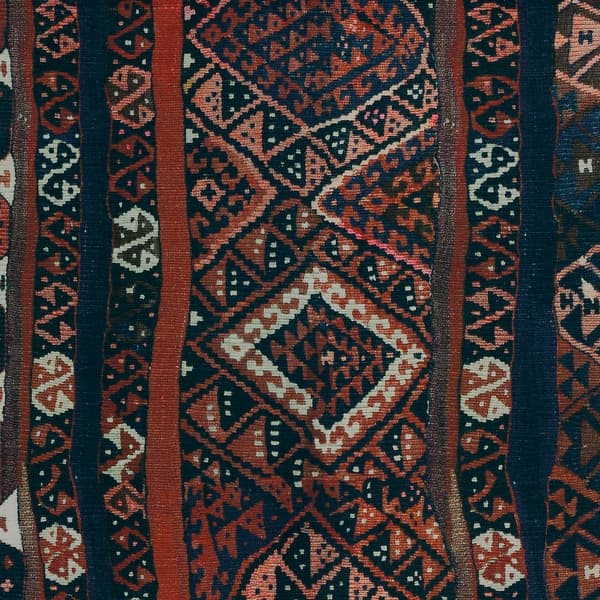 Tissu d'ameublement Fez Rust | Andrew Martin - vue de détail | REMO-HOME