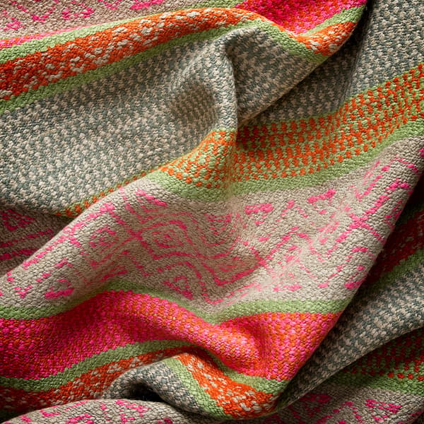 Tissu d'ameublement Pampas Pink Cigarette and Match | Andrew Martin - vue principale | REMO-HOME