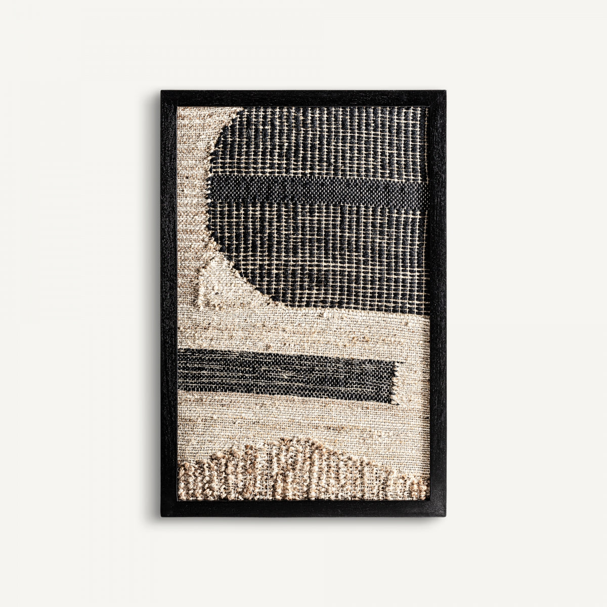 Tableau en jute et coton beige | Vical Cesc | REMO, mobilier et décoration d'intérieur