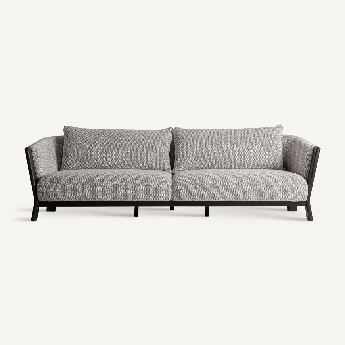 Canapé 4 places bouclé gris | Vical Nara | REMO, mobilier et décoration d'intérieur