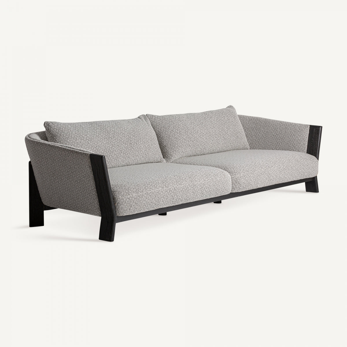 Canapé 4 places bouclé gris | Vical Nara | REMO, mobilier et décoration d'intérieur