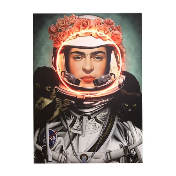 Sculpture néon Space Girl Frida | Andrew Martin - vue principale | REMO-HOME