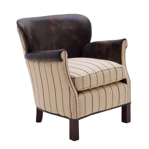 Fauteuil Harrow Ticking Stripe | Andrew Martin - vue principale | REMO-HOME
