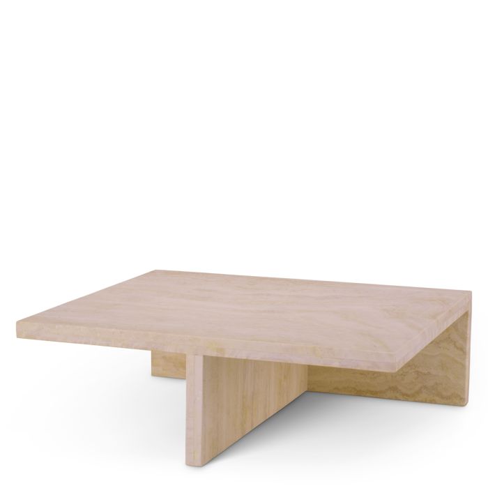 Table basse en travertin | Eichholtz Amara Low