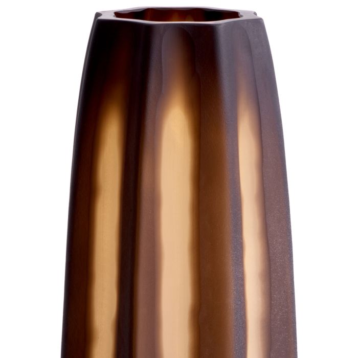 Vase en verre soufflé marron foncé | Eichholtz Tiara L