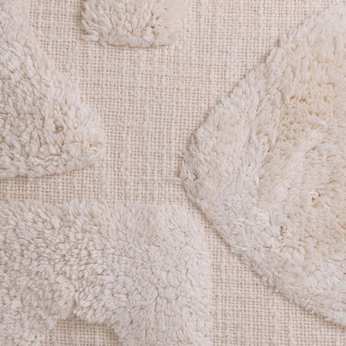 Coussin carré en coton blanc cassé | Eichholtz Menos S
