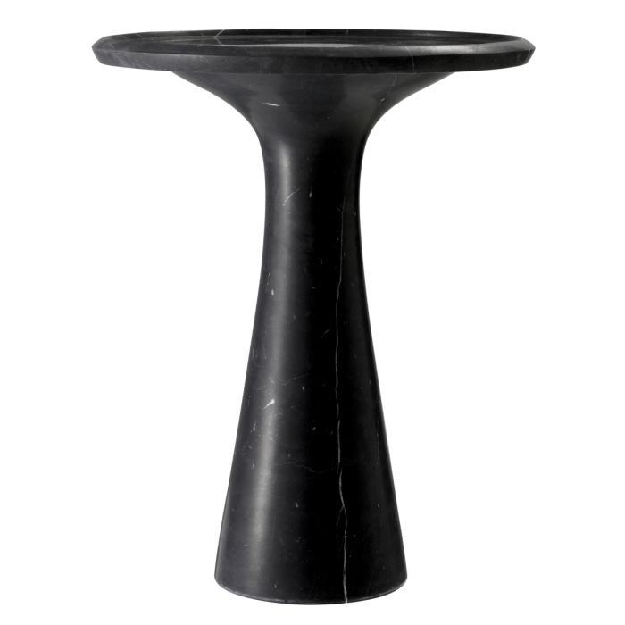 Table d'appoint en marbre noir | Eichholtz Pompano Low
