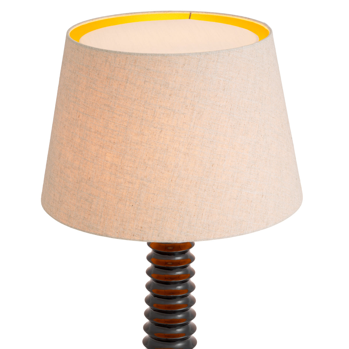 Lampe de sol en finition noir piano avec abat-jour | Eichholtz Callao - vue d'ambiance | REMO-HOME