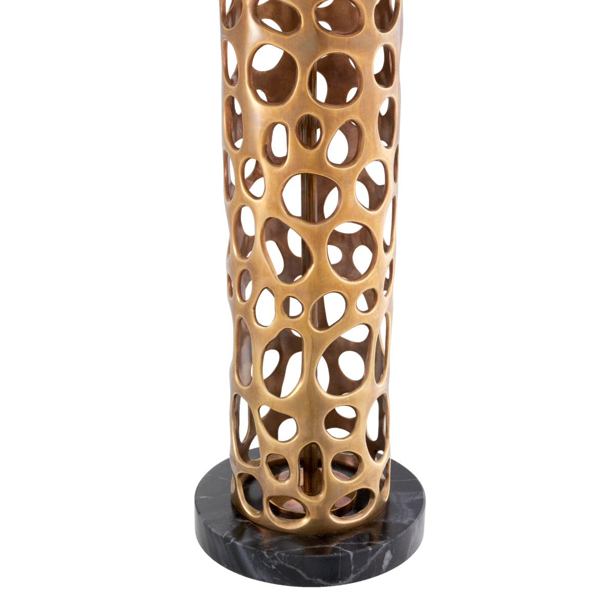 Lampe de table en laiton antique avec abat-jour | Eichholtz Dix - vue d'ambiance | REMO-HOME