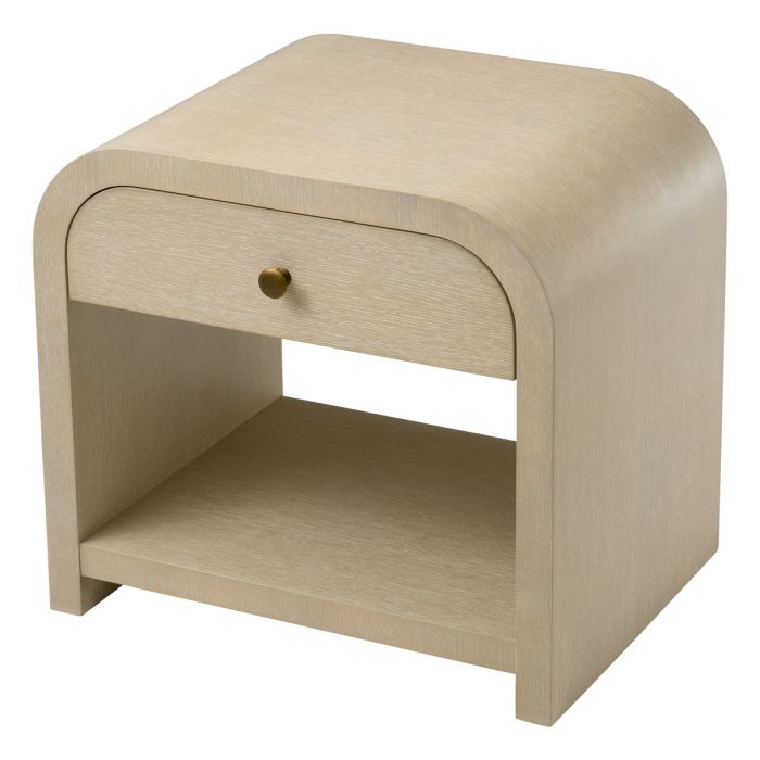 Table de chevet en chêne blanchi | Eichholtz Rhodes