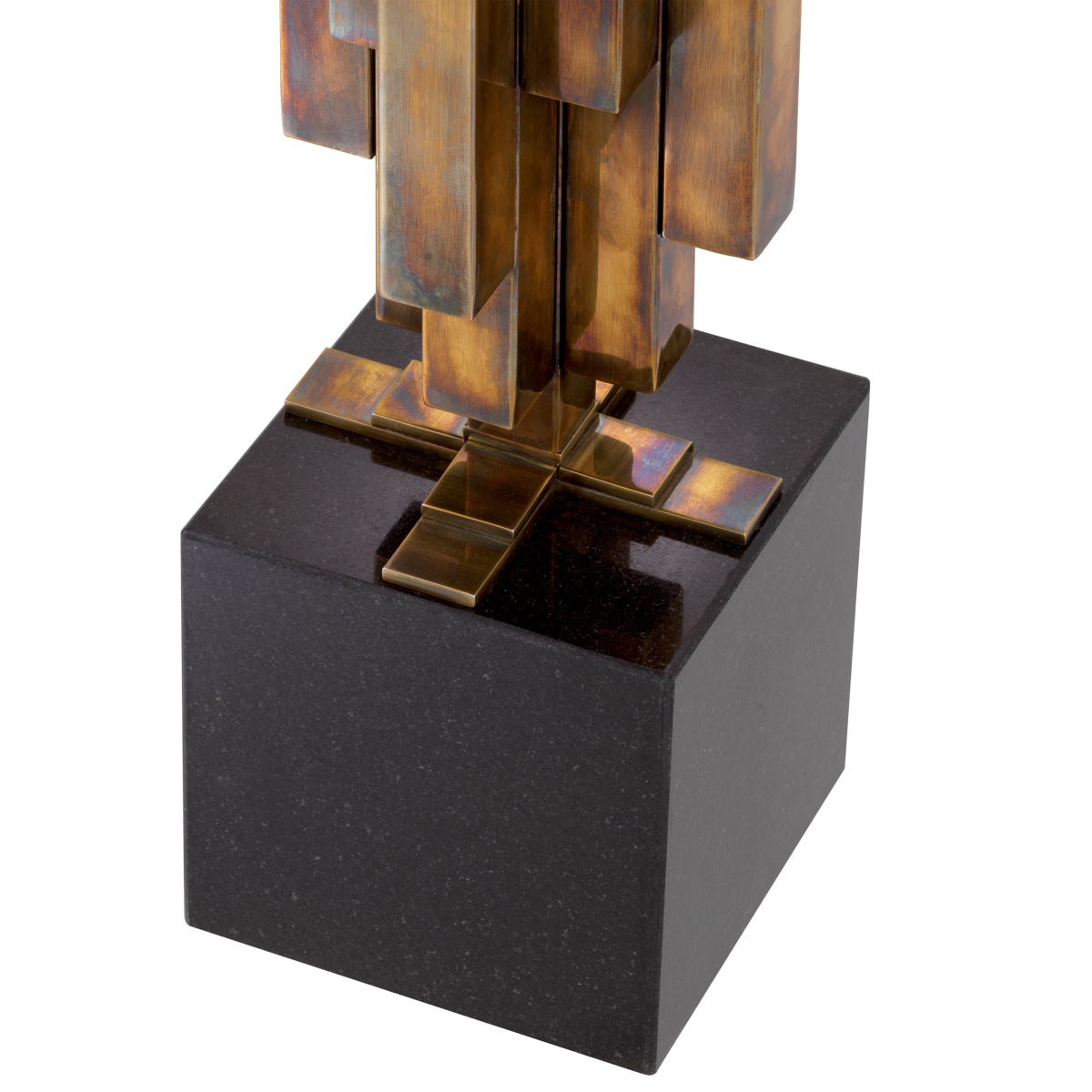 Lampe de table en laiton vintage avec abat-jour | Eichholtz Ellis - vue d'ambiance | REMO-HOME