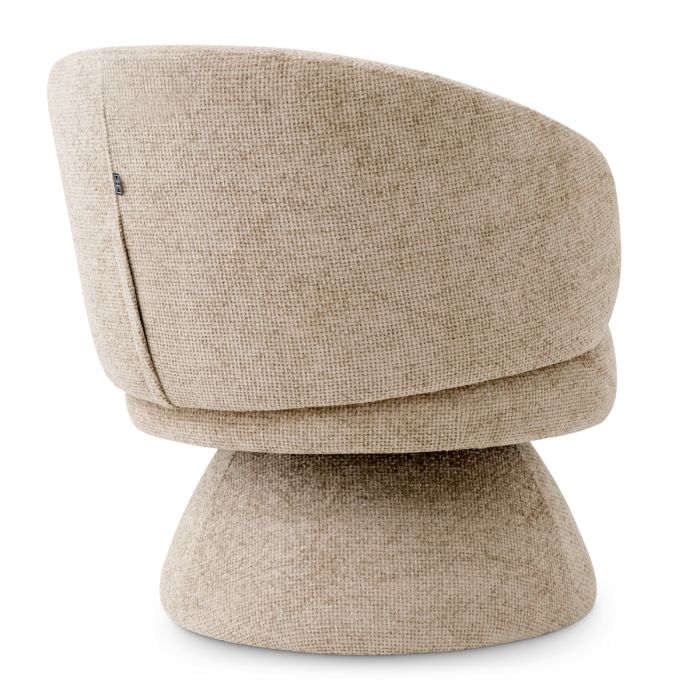 Fauteuil en tissu sable | Eichholtz Liberty