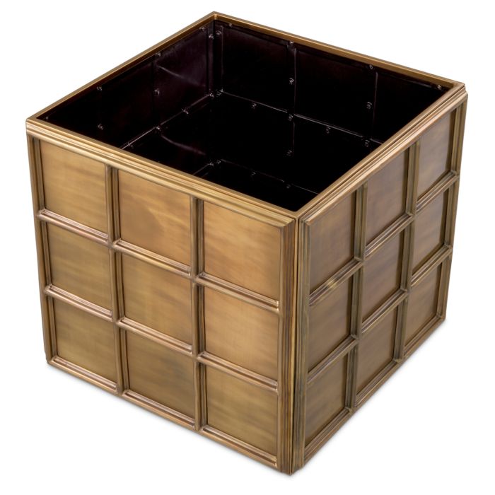Jardinière en laiton vieilli | Eichholtz Grid M