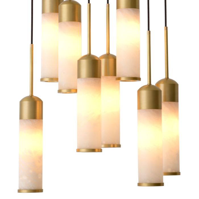 Lustre doré en albâtre | Eichholtz Eos