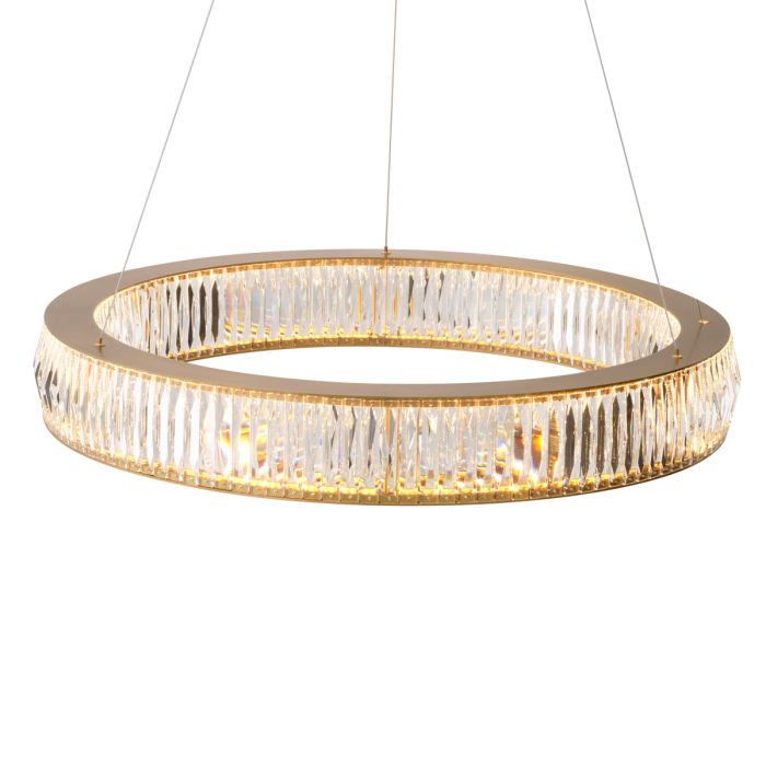 Lustre doré en verre cristal | Eichholtz Vancouver L