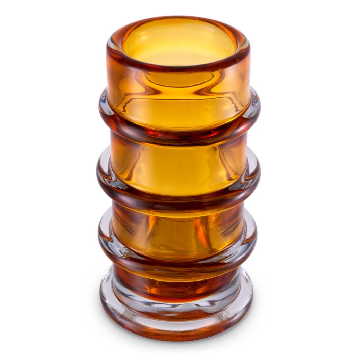 Vase en verre soufflé ambré | Eichholtz Bloom