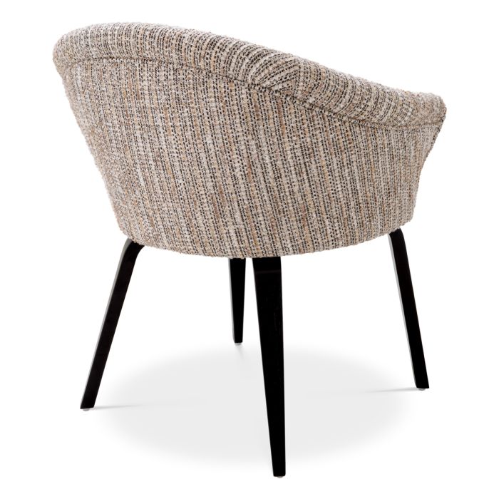 Chaise de salle à manger en tissu beige | Eichholtz Moretti