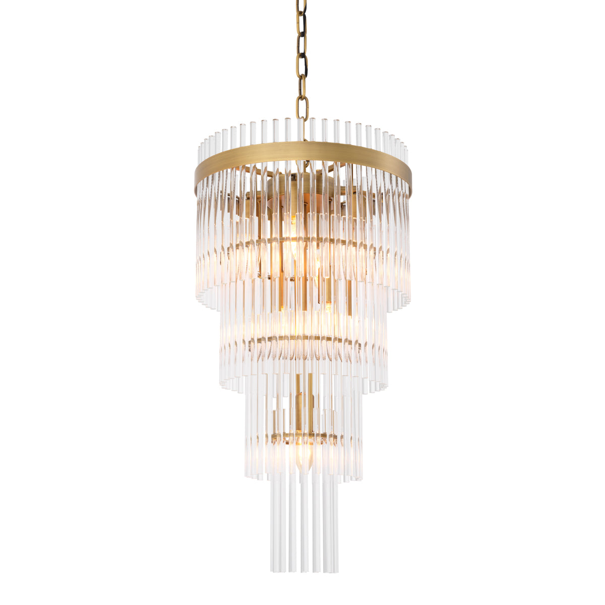 Chandelier en laiton antique | Eichholtz Yara S - vue d'ambiance | REMO-HOME