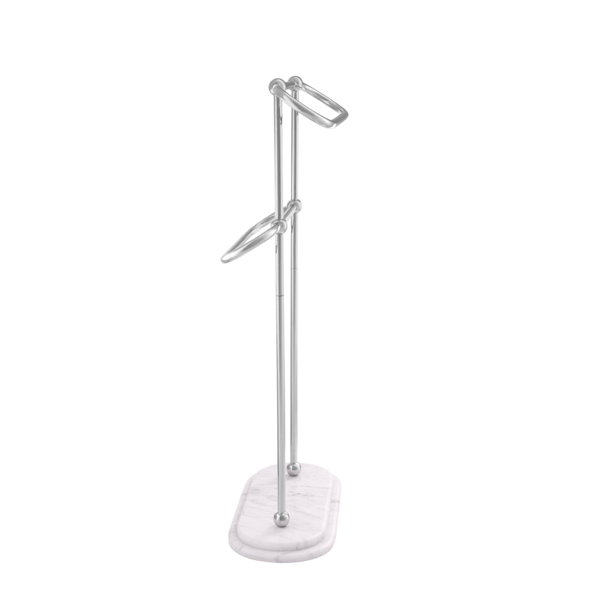 Porte-serviettes en marbre blanc poli | Eichholtz Lowell S - vue d'ambiance | REMO-HOME