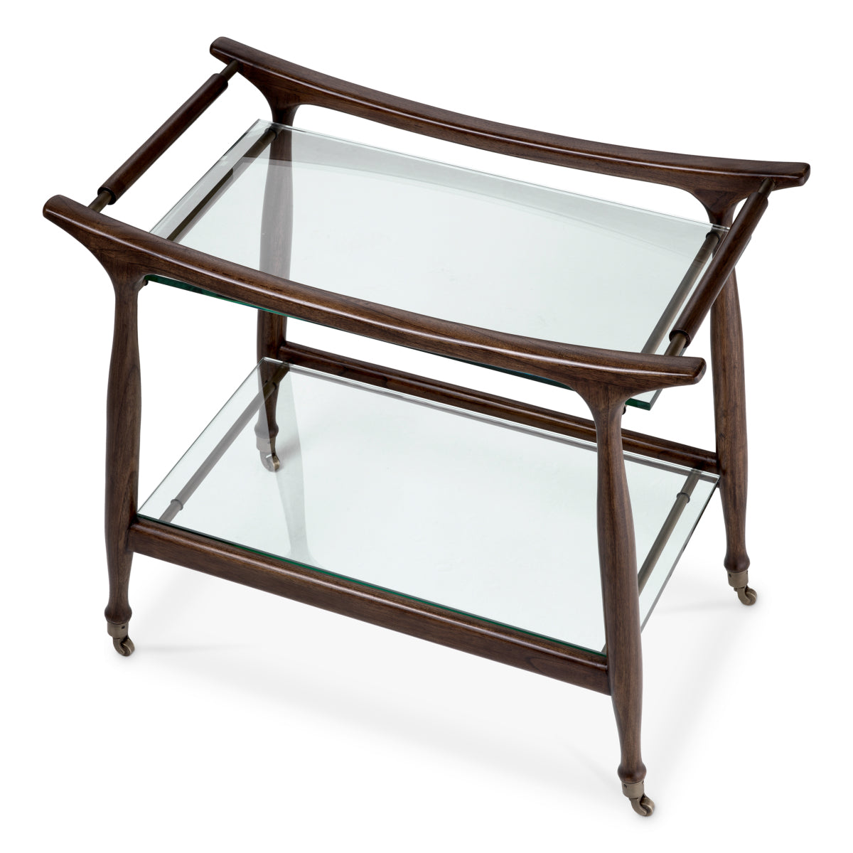Trolley en bois brun classique | Eichholtz Manzo - vue d'ambiance | REMO-HOME
