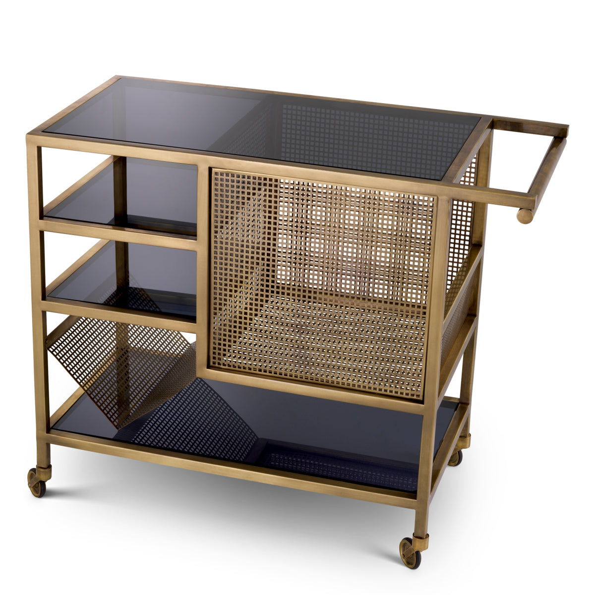 Chariot en laiton vintage | Eichholtz Sterling - vue d'ambiance | REMO-HOME