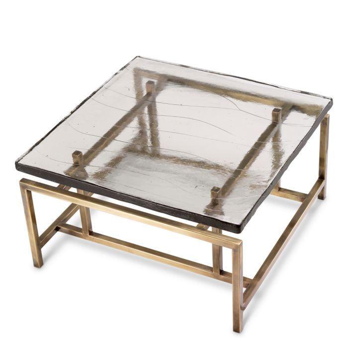 Table basse dorée en verre soufflé | Eichholtz Schlumberg