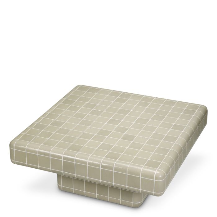 Table basse extérieur gris laquée | Eichholtz Mateo