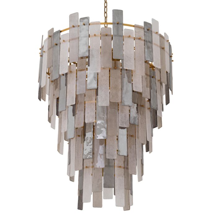 Lustre doré en verre soufflé | Eichholtz Greyson XXL