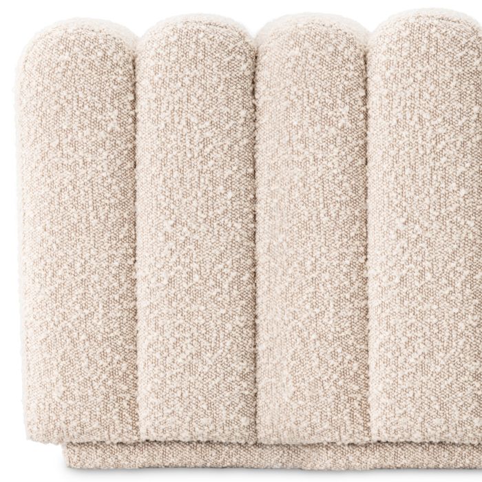 Pouf bouclé crème | Eichholtz Bente