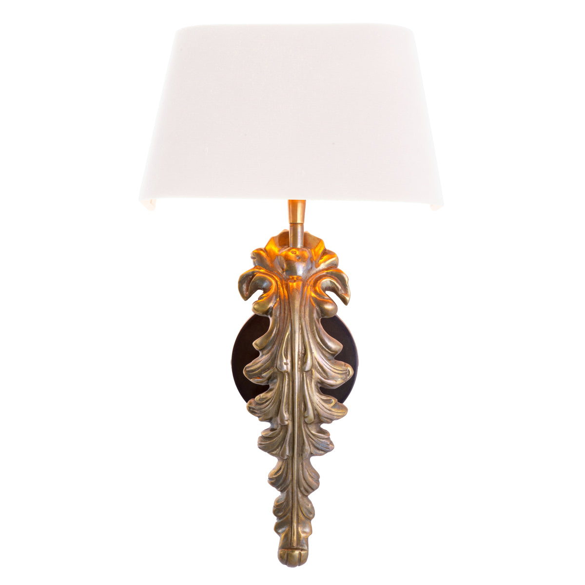 Applique en nickel avec abat-jour blanc | Eichholtz Beau Site - vue d'ambiance | REMO-HOME