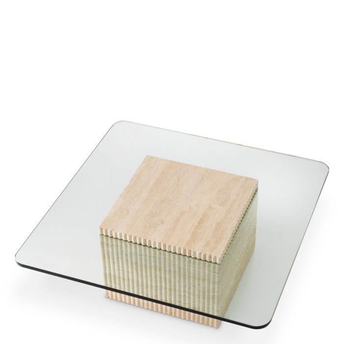Table basse en travertin | Eichholtz Brindisi