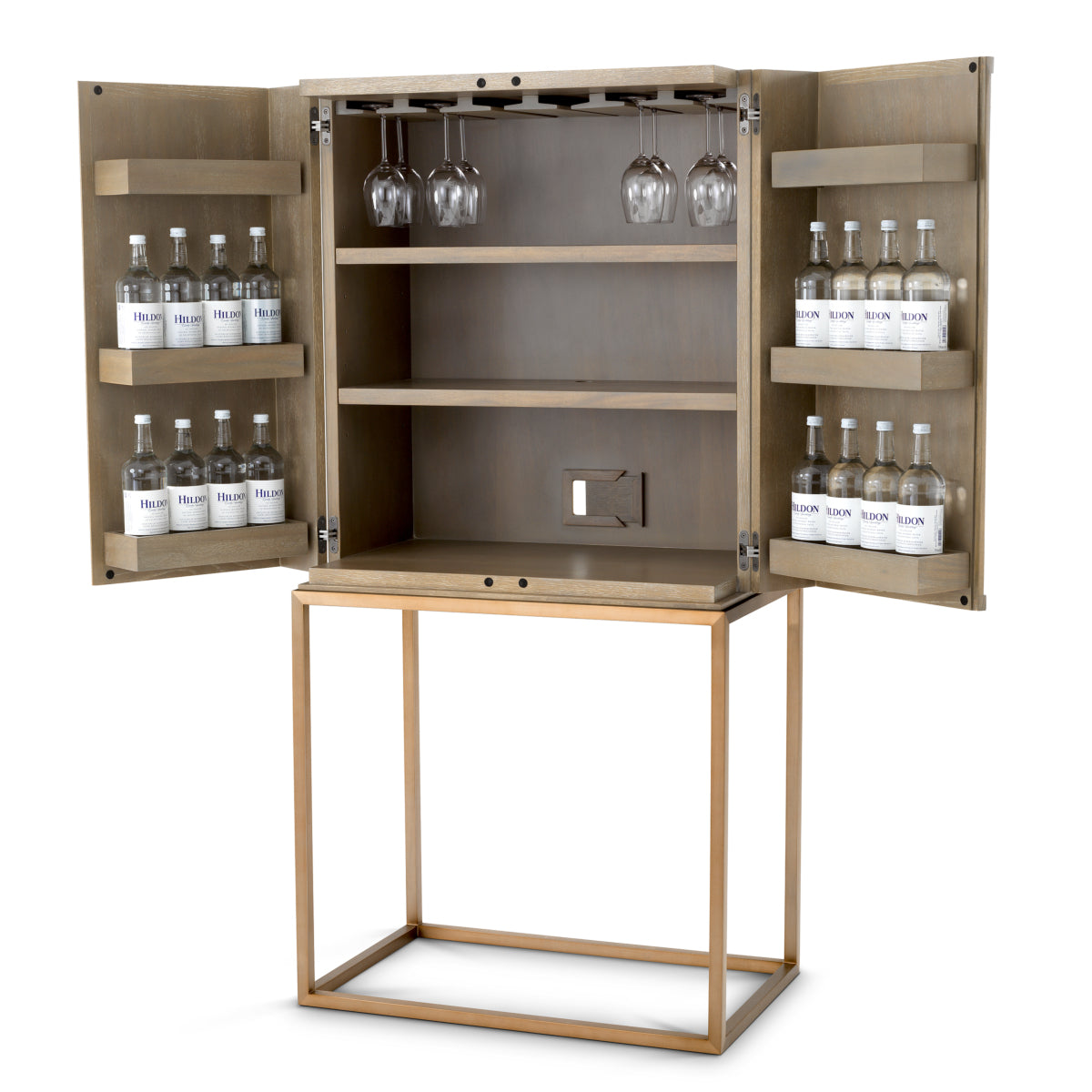 Buffet en placage de chêne blanchi | Eichholtz Highland - vue d'ambiance | REMO-HOME