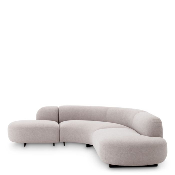 Canapé d'extérieur modulable 5-6 places gris | Eichholtz Bjorn L