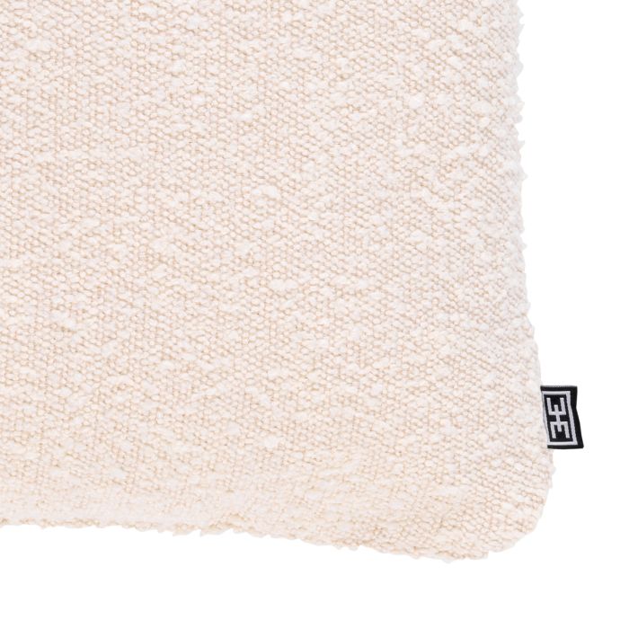 Coussin carré bouclé crème | Eichholtz Boucle L