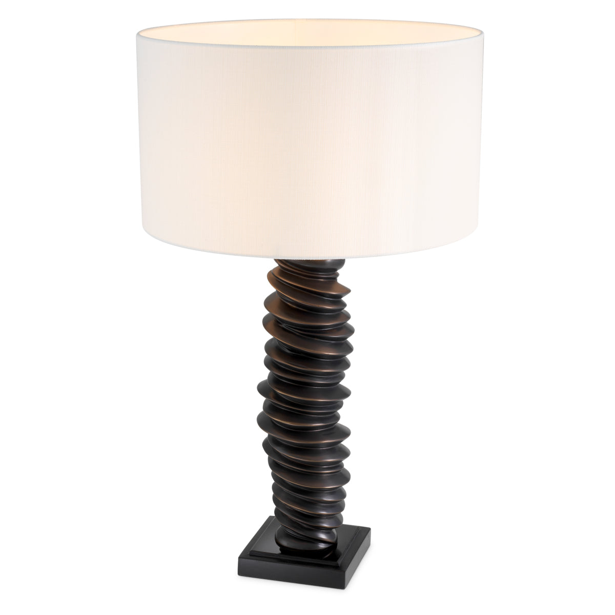 Lampe de table en finition bronze avec abat-jour | Eichholtz Miro - vue d'ambiance | REMO-HOME